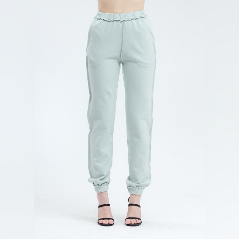 Danielle Guizio Exposed Seam Fleece Sweatpants